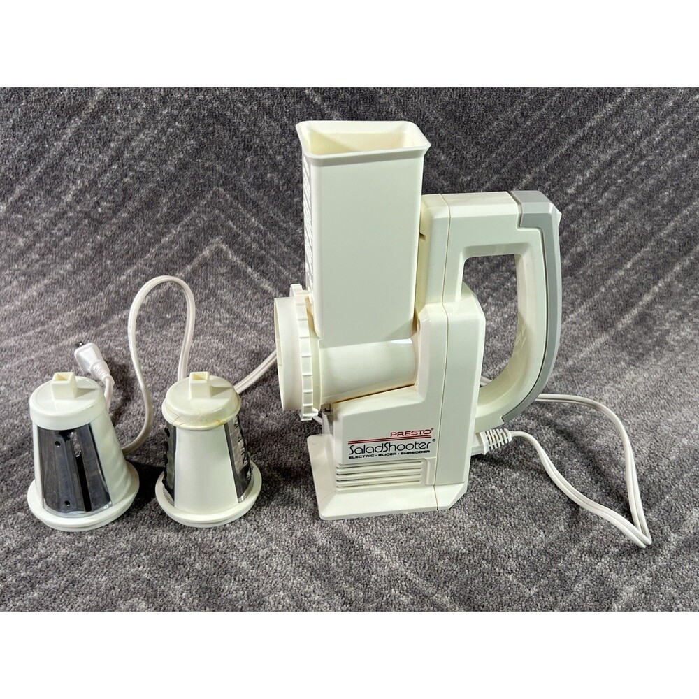 Vintage Presto Salad Shooter Electric Slicer Shredder 0291003 - TESTED